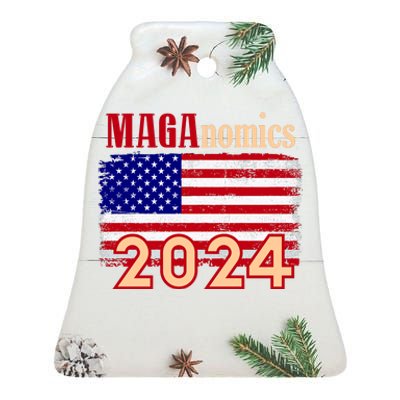 Maganomics 2024 Ceramic Bell Ornament