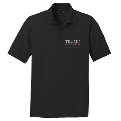 MAGAGA 2024 Magaga Make America Great And Glorious Again Trump 2024 PosiCharge RacerMesh Polo