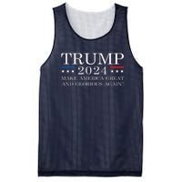 MAGAGA 2024 Magaga Make America Great And Glorious Again Trump 2024 Mesh Reversible Basketball Jersey Tank