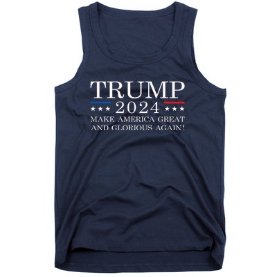 MAGAGA 2024 Magaga Make America Great And Glorious Again Trump 2024 Tank Top