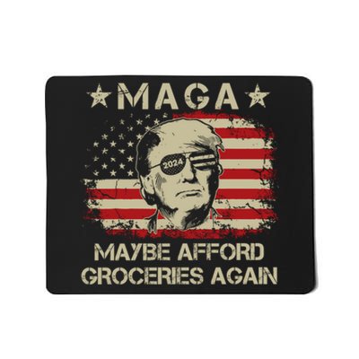 Maga 2024 Maybe Afford Groceries Again Retro Trump 2024 Mousepad