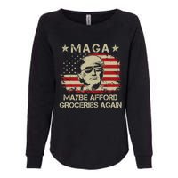 Maga 2024 Maybe Afford Groceries Again Retro Trump 2024 Womens California Wash Sweatshirt