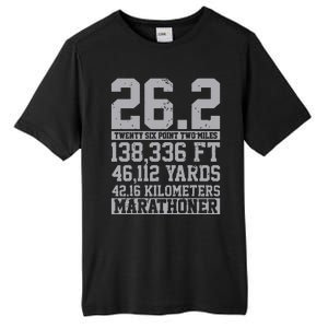 Marathon 262 Miles Running Runner Gift Tall Fusion ChromaSoft Performance T-Shirt