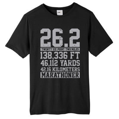 Marathon 262 Miles Running Runner Gift Tall Fusion ChromaSoft Performance T-Shirt