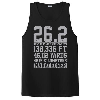 Marathon 262 Miles Running Runner Gift PosiCharge Competitor Tank