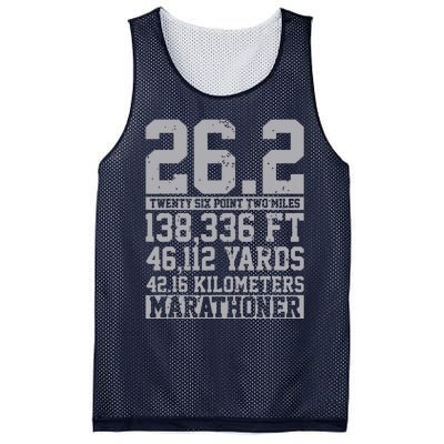 Marathon 262 Miles Running Runner Gift Mesh Reversible Basketball Jersey Tank