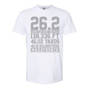 Marathon 262 Miles Running Runner Gift Softstyle CVC T-Shirt