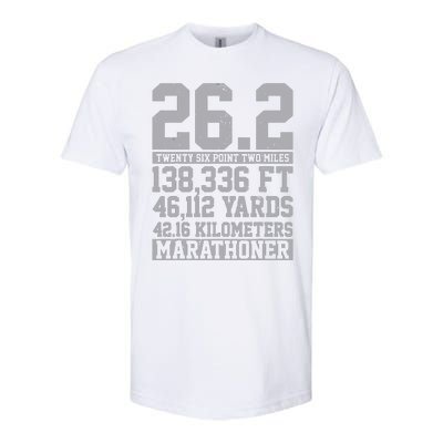 Marathon 262 Miles Running Runner Gift Softstyle CVC T-Shirt