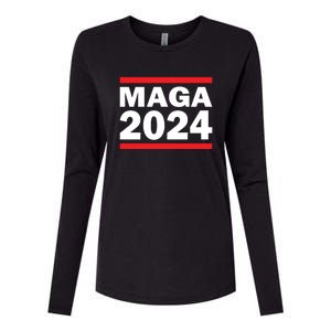 MAGA 2024 Womens Cotton Relaxed Long Sleeve T-Shirt