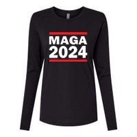 MAGA 2024 Womens Cotton Relaxed Long Sleeve T-Shirt