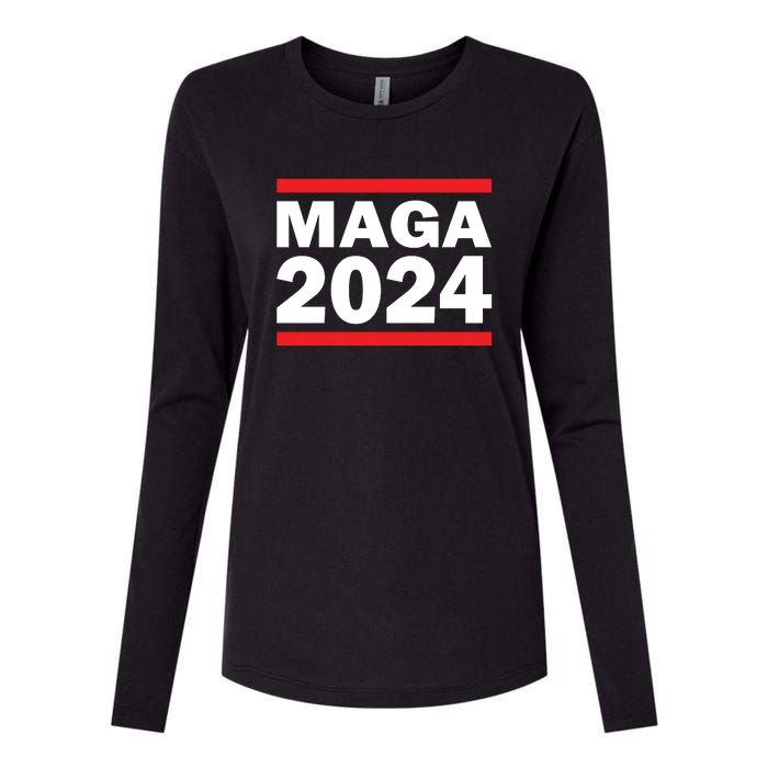 MAGA 2024 Womens Cotton Relaxed Long Sleeve T-Shirt