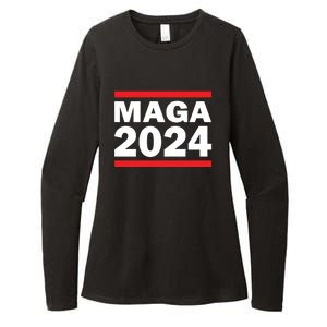 MAGA 2024 Womens CVC Long Sleeve Shirt