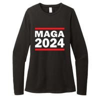 MAGA 2024 Womens CVC Long Sleeve Shirt