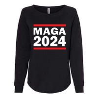 MAGA 2024 Womens California Wash Sweatshirt