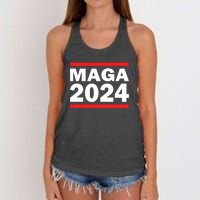 MAGA 2024 Women's Knotted Racerback Tank