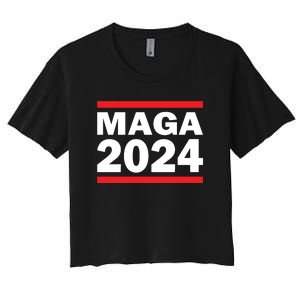 MAGA 2024 Women's Crop Top Tee