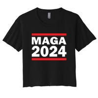 MAGA 2024 Women's Crop Top Tee