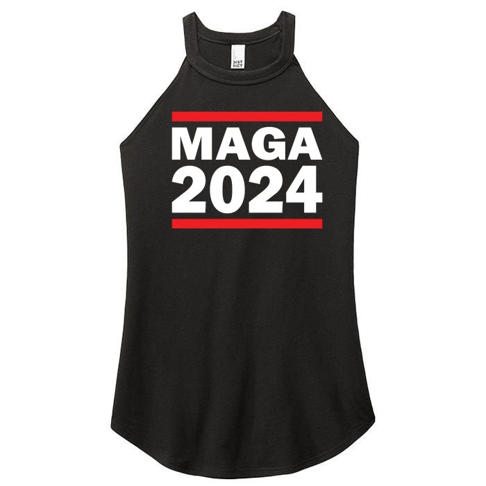 MAGA 2024 Women's Perfect Tri Rocker Tank