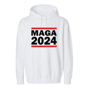 MAGA 2024 Garment-Dyed Fleece Hoodie