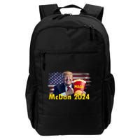 Mcdon 2024 Maga Donald Trump Fast Food French Fries Daily Commute Backpack