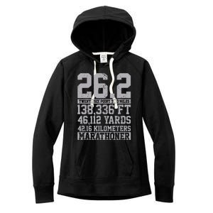 Marathon 262 Miles Running Runner Gift Women's Fleece Hoodie