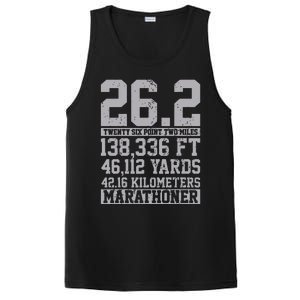 Marathon 262 Miles Running Runner Gift PosiCharge Competitor Tank