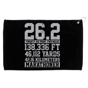 Marathon 262 Miles Running Runner Gift Grommeted Golf Towel