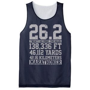 Marathon 262 Miles Running Runner Gift Mesh Reversible Basketball Jersey Tank