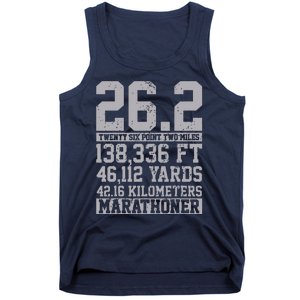 Marathon 262 Miles Running Runner Gift Tank Top