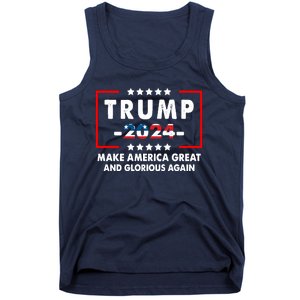 MAGAGA 2024 Make America Great And Glorious Again Trump Shirt Tank Top