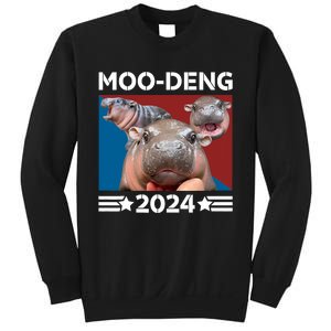 Moodeng 24 Political Baby Pigmy Hippo Moodeng 2024 Election Sweatshirt