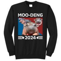 Moodeng 24 Political Baby Pigmy Hippo Moodeng 2024 Election Sweatshirt