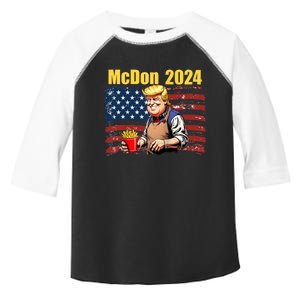 Mcdon 2024 Patriotic Theme Graphic Toddler Fine Jersey T-Shirt