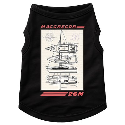 MacGregor 26M Sailboat Line Drawing Doggie Tank