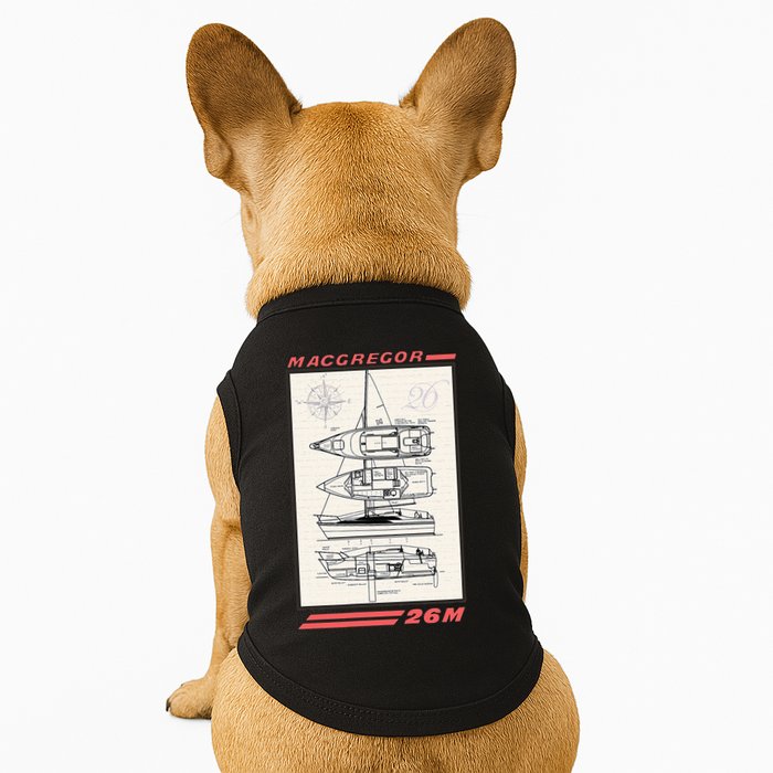 MacGregor 26M Sailboat Line Drawing Doggie Tank