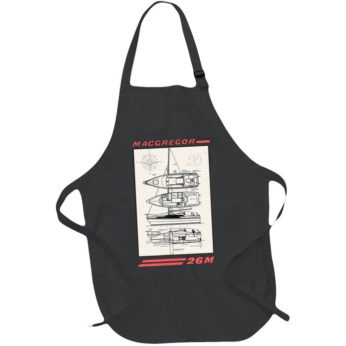 MacGregor 26M Sailboat Line Drawing Apron