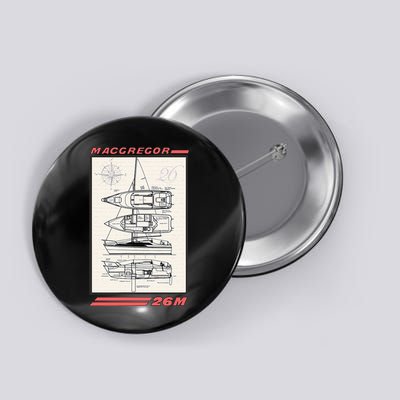 MacGregor 26M Sailboat Line Drawing Button