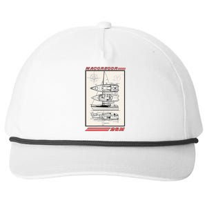 MacGregor 26M Sailboat Line Drawing Snapback Five-Panel Rope Hat