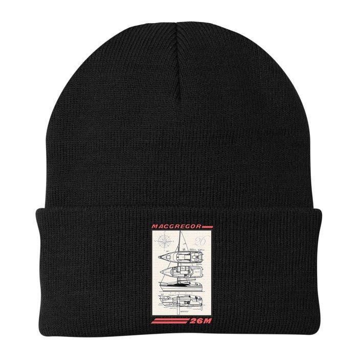 MacGregor 26M Sailboat Line Drawing Beanie