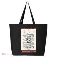 MacGregor 26M Sailboat Line Drawing 25L Jumbo Tote