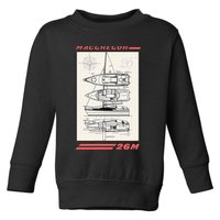 MacGregor 26M Sailboat Line Drawing Toddler Sweatshirt