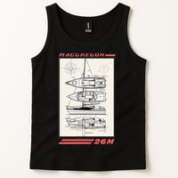 MacGregor 26M Sailboat Line Drawing Tank Top