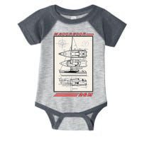 MacGregor 26M Sailboat Line Drawing Infant Baby Jersey Bodysuit