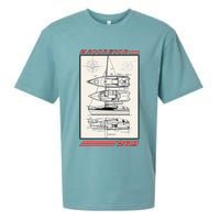 MacGregor 26M Sailboat Line Drawing Sueded Cloud Jersey T-Shirt