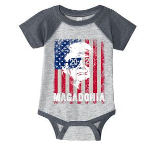 Magadonia 2024 Trump Voter Proud Trump Support Trump 45 47 Infant Baby Jersey Bodysuit