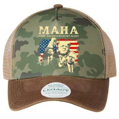 Maha 2024 Trump Vance Kennedy Legacy Tie Dye Trucker Hat