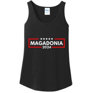 Magadonia 2024 Trump Voter Proud Trump Supporter Magadonian Ladies Essential Tank