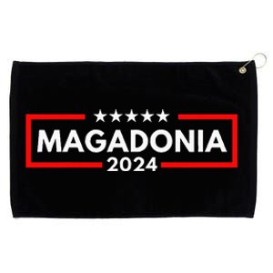 Magadonia 2024 Trump Voter Proud Trump Supporter Magadonian Grommeted Golf Towel