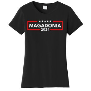 Magadonia 2024 Trump Voter Proud Trump Supporter Magadonian Women's T-Shirt