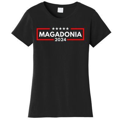 Magadonia 2024 Trump Voter Proud Trump Supporter Magadonian Women's T-Shirt